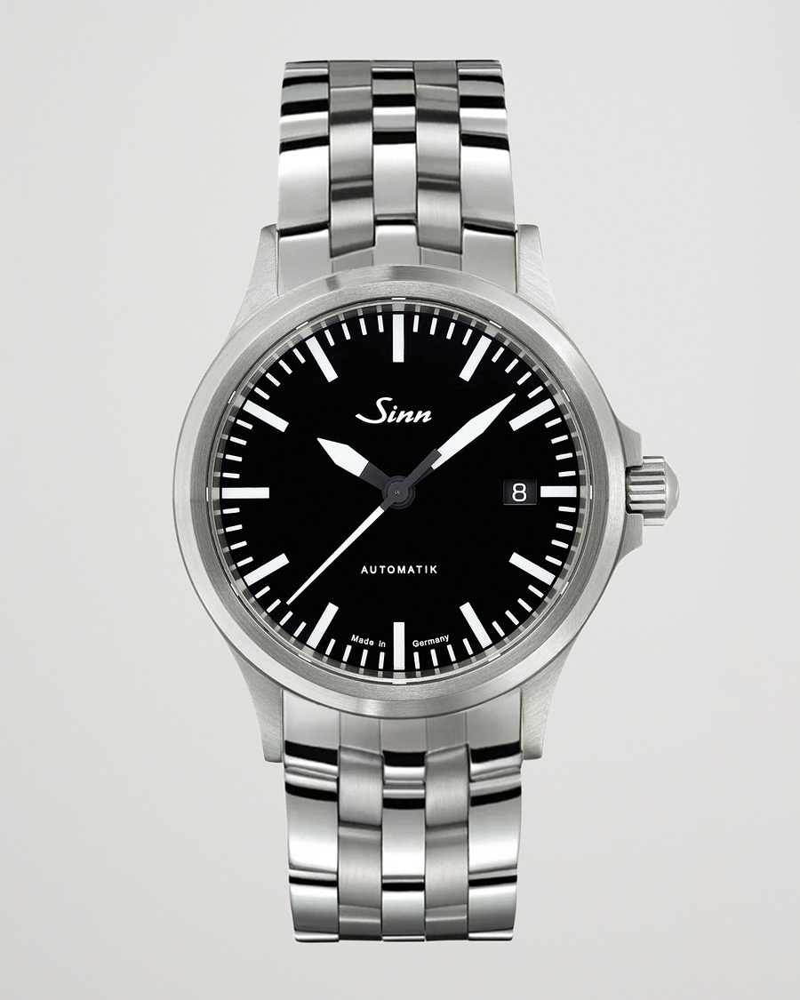 Herr | Klockor | Sinn | 556 Date Stainless Steel Watch 38,5mm Black