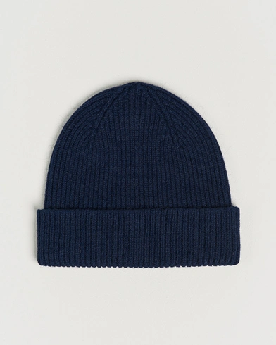  Lambswool/Caregora Beanie Midnight