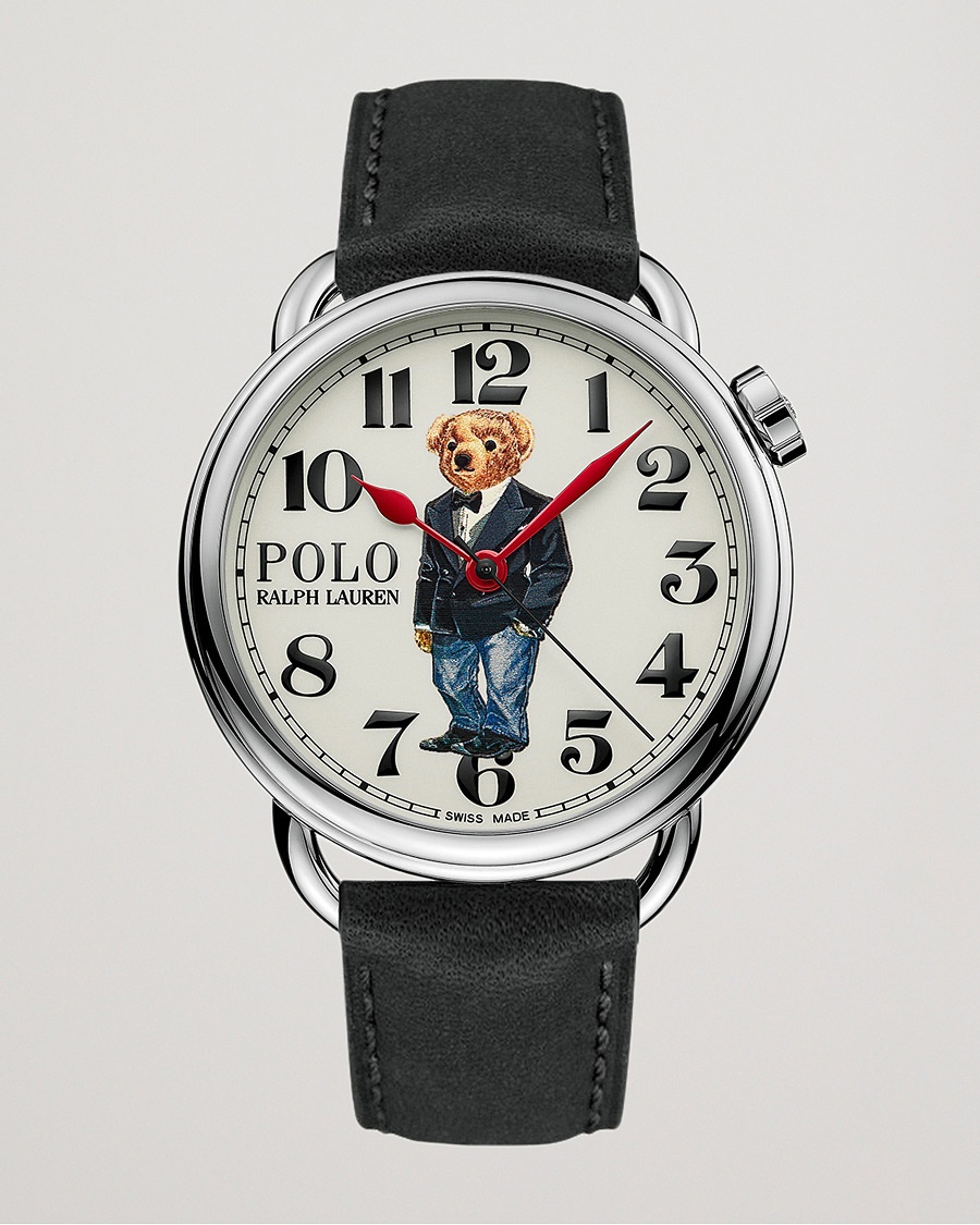 Herr | Läderarmband | Polo Ralph Lauren | 42mm Automatic Denim Tux Bear White Dial
