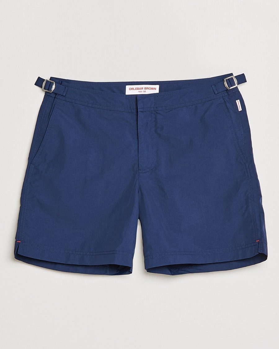 Herr | Best of British | Orlebar Brown | Bulldog II Medium Length Swim Shorts Navy