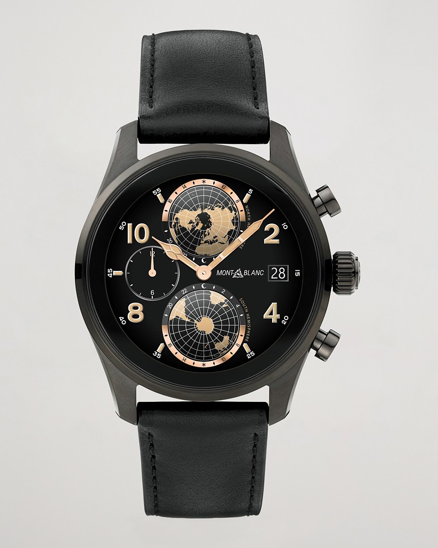 Herr | Läderarmband | Montblanc | Summit 3 Smartwatch Black