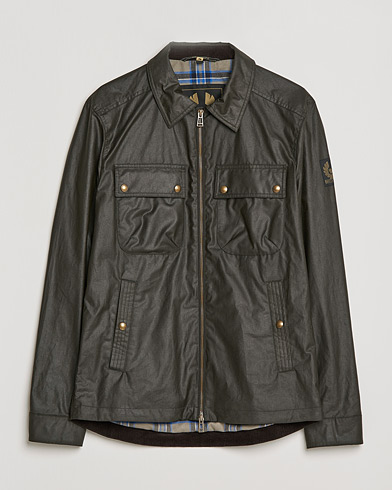 Barbour Royston Harrington Jacket Olive - Terraces Menswear