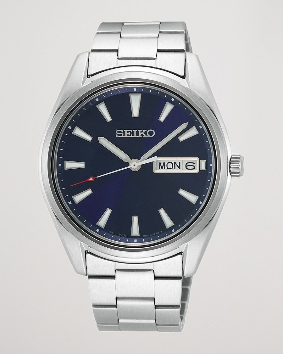 Herr | Klockor | Seiko | Classic Day Date 40mm Steel Blue Dial