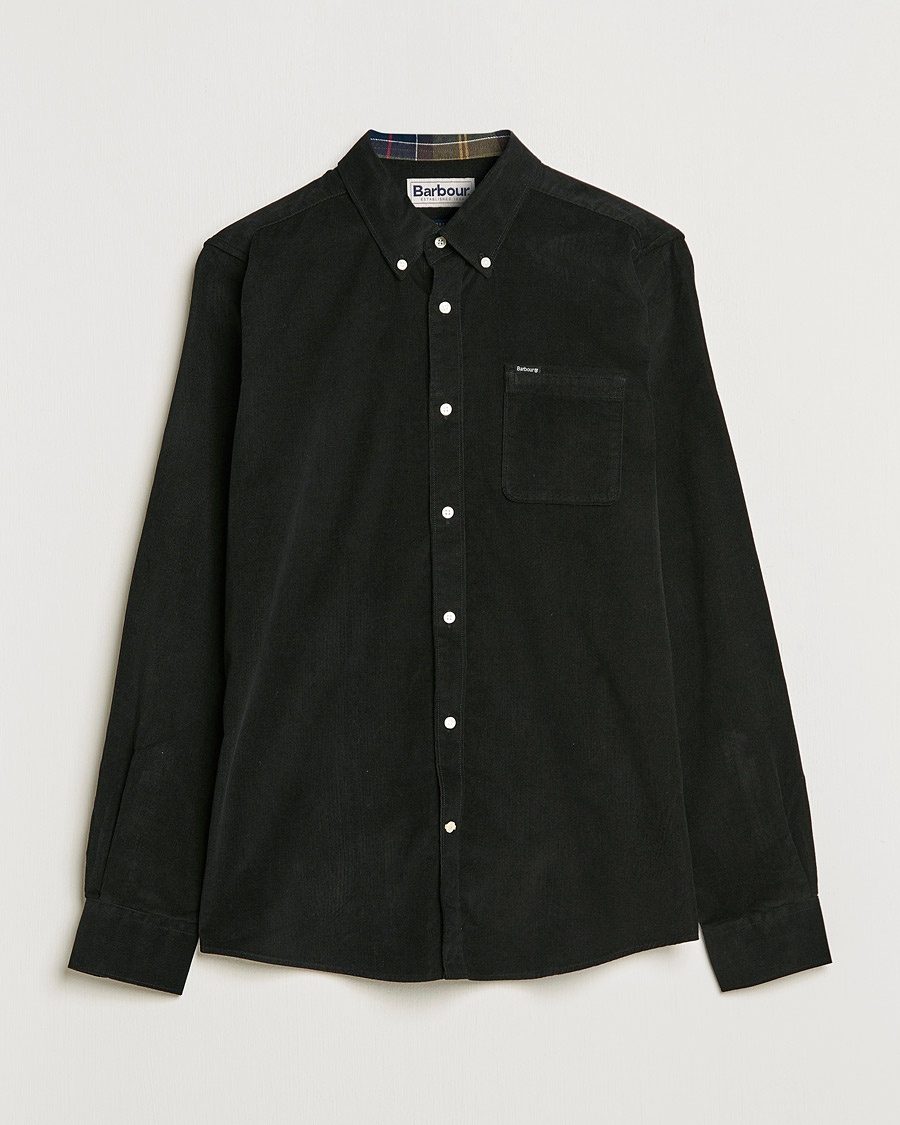 Barbour Lifestyle Ramsey Corduroy Shirt Black – Svart