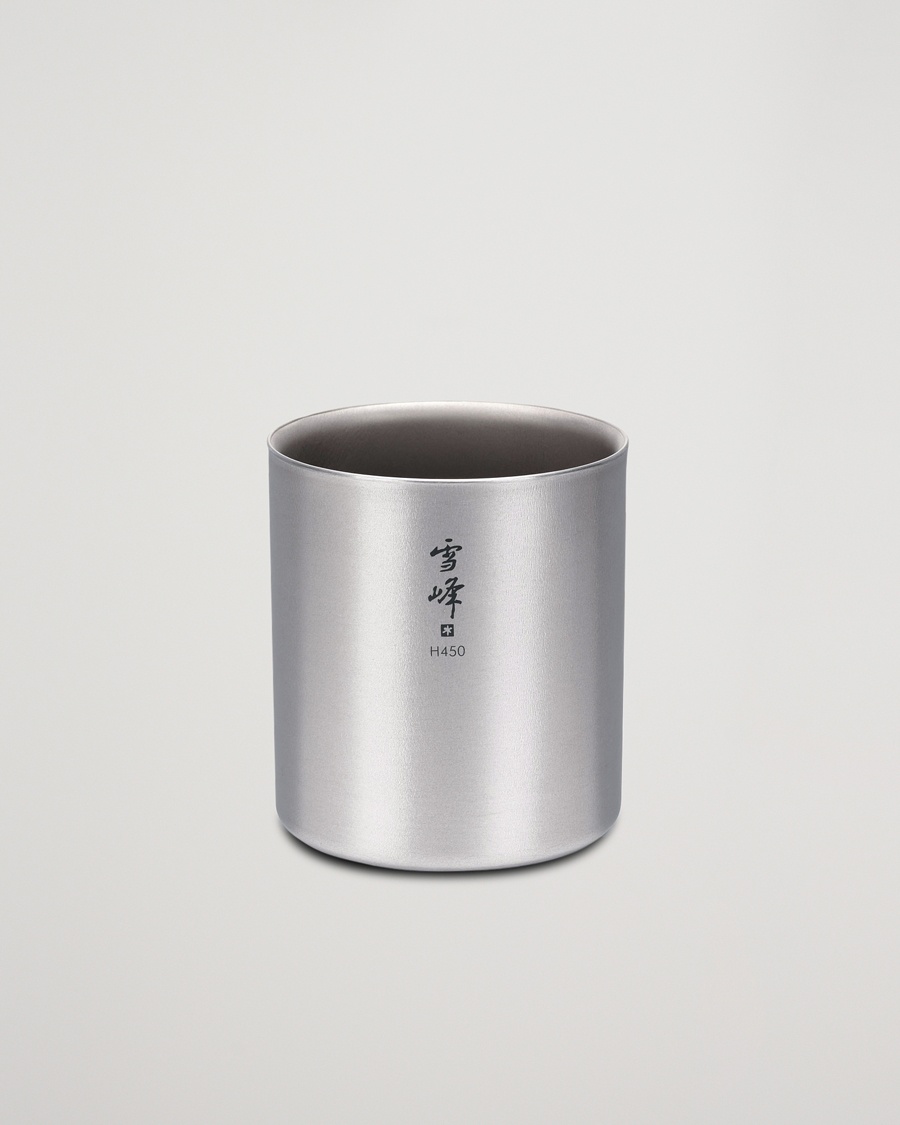 Herr | Outdoor living | Snow Peak | Double Wall Stacking Mug 450 Titanium