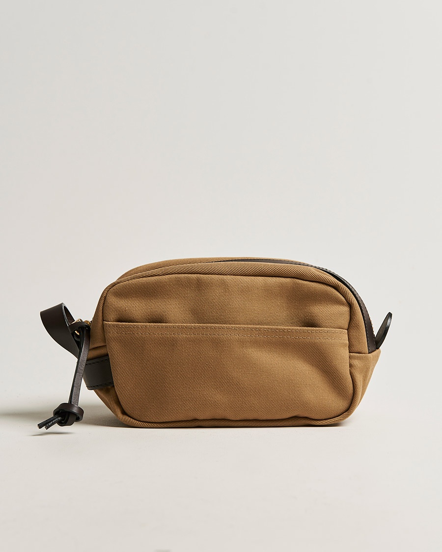 Herr | Väskor | Filson | Rugged Twill Travel Kit Tan