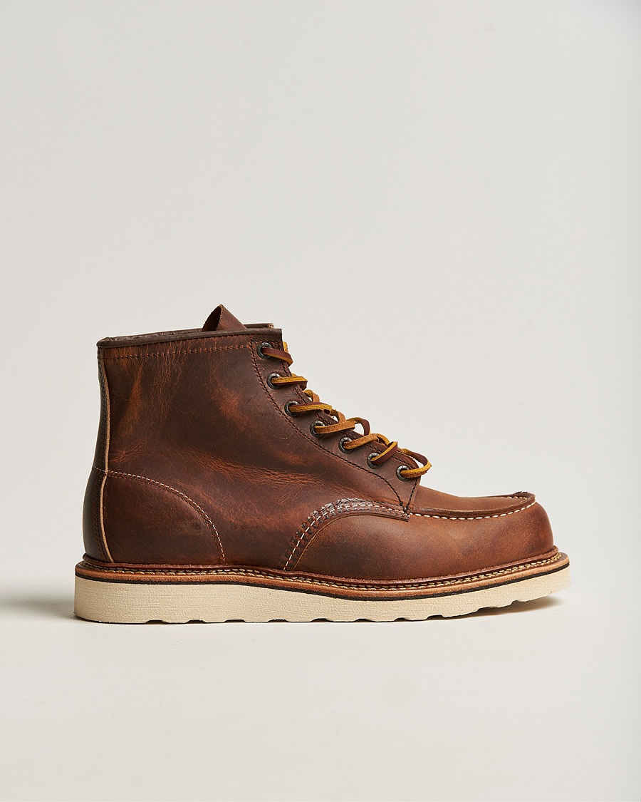 Herr | Vinterskor | Red Wing Shoes | Moc Toe Boot Copper Rough/Tough Leather