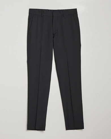  Tenuta Wool Travel Suit Trousers Black