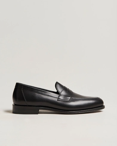  Hornbeam Eco Penny Loafer Black Calf