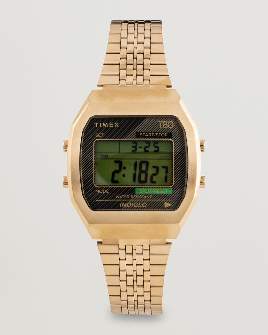Herr | Stållänk | Timex | T80 Stainless Steel 36mm Gold