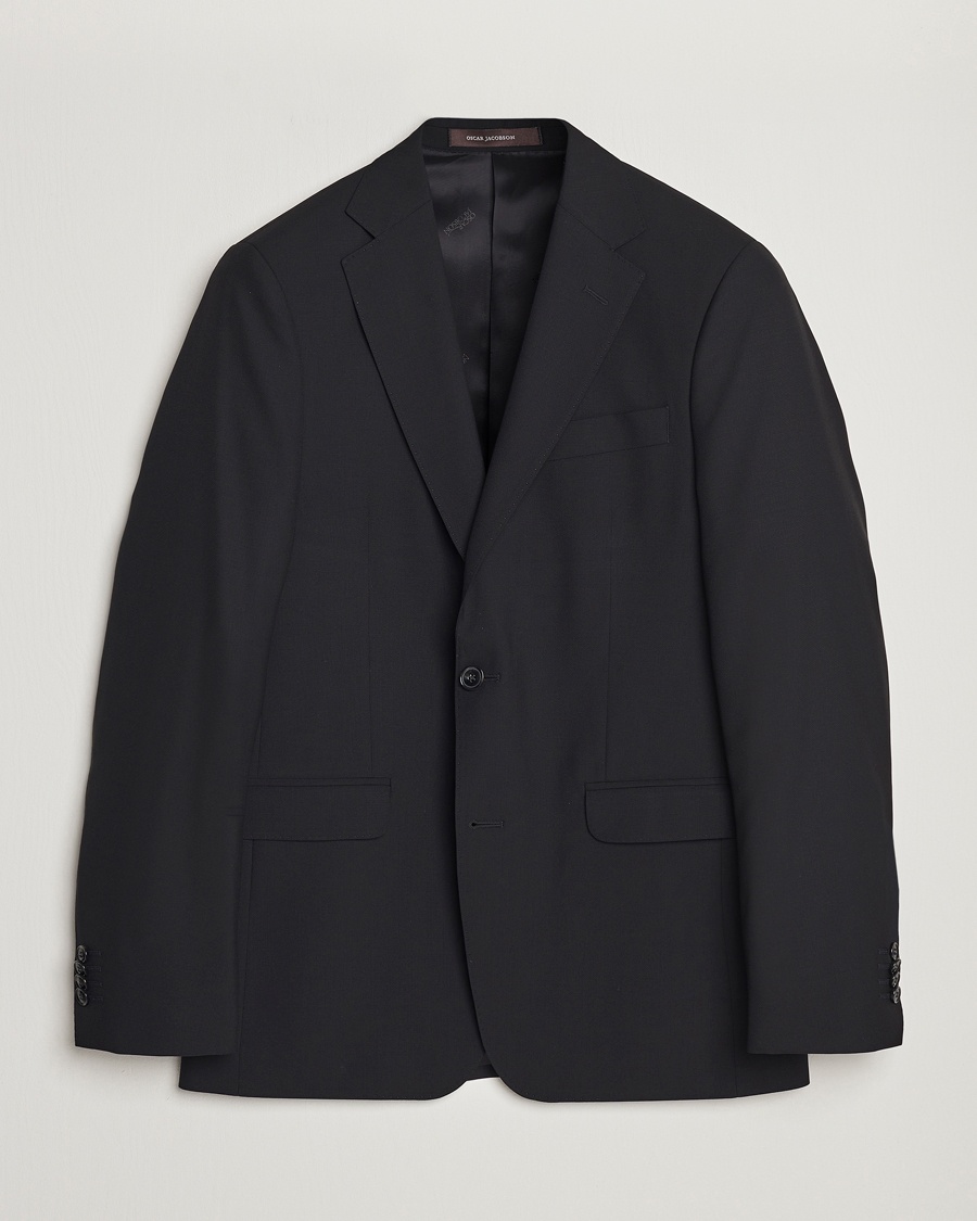 Herr | Kavajer | Oscar Jacobson | Falk Wool Blazer Black