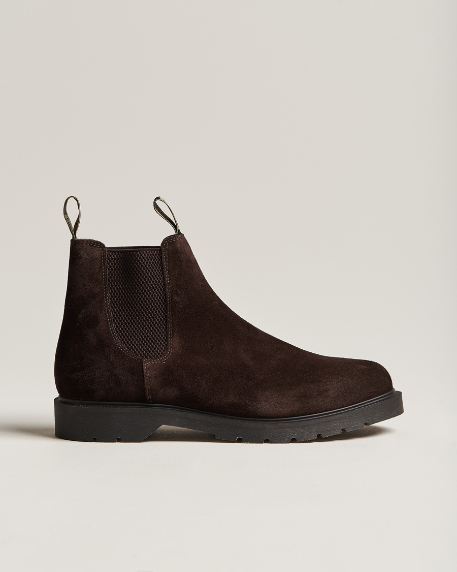 Herr | Vinterskor | Loake 1880 | Mccauley Heat Sealed Chelsea Brown Suede