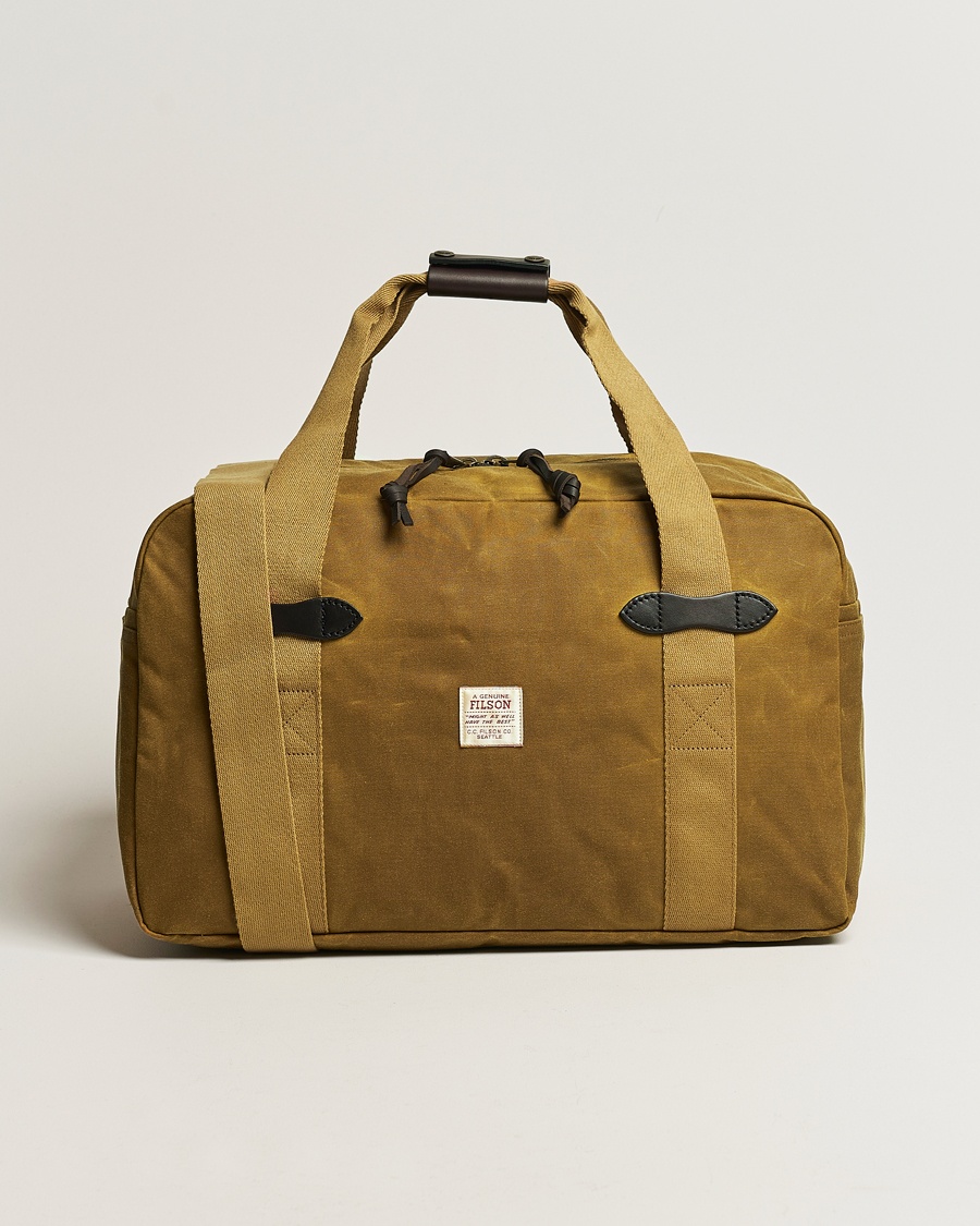 Herr | Väskor | Filson | Tin Cloth Medium Duffle Dark Tan