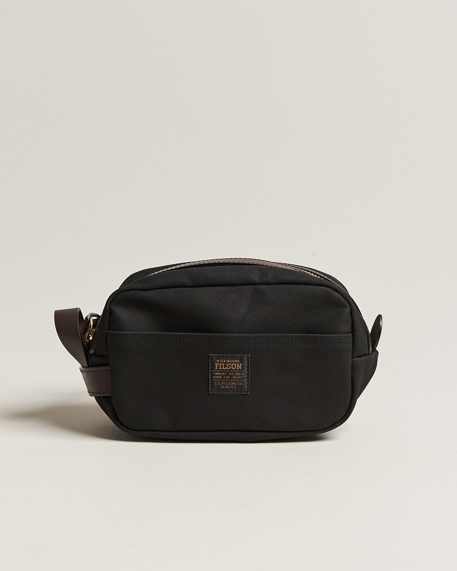 Herr | Väskor | Filson | Rugged Twill Travel Kit Black