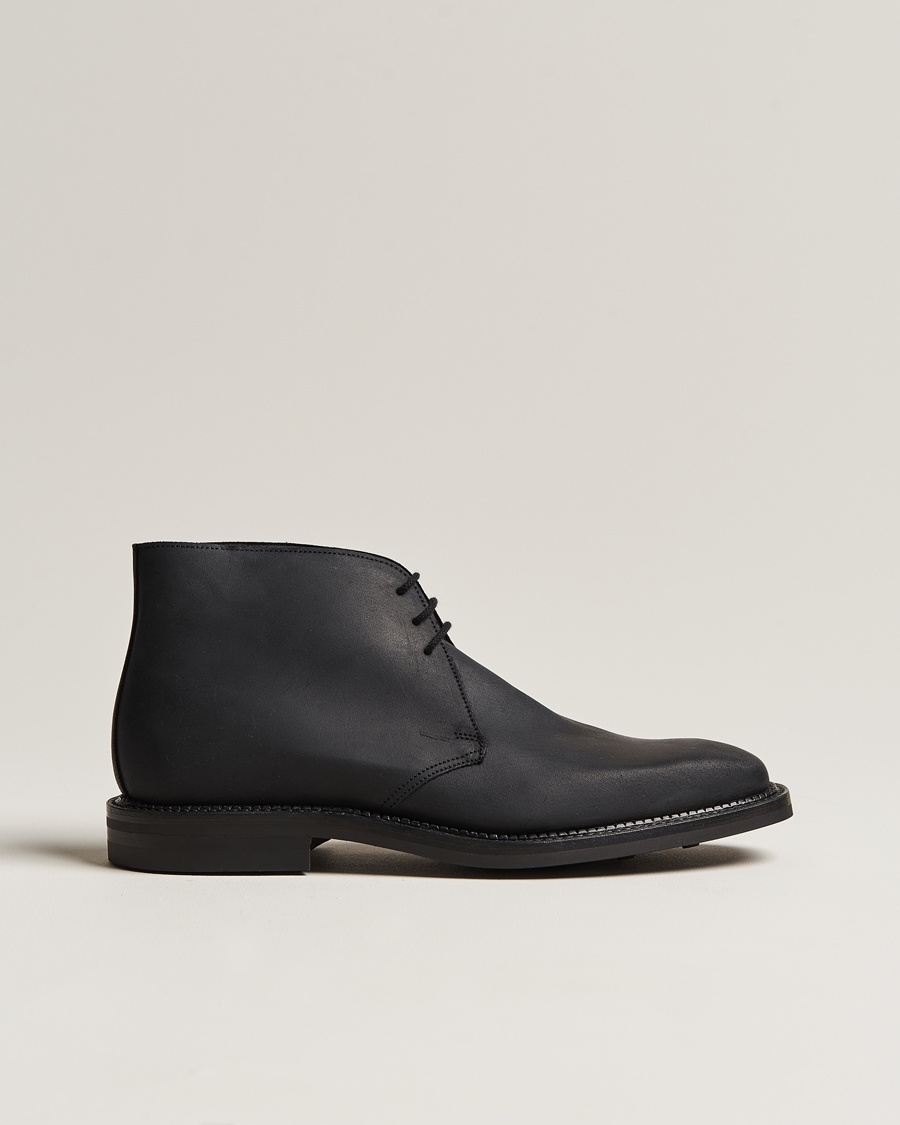 Herr | Crockett & Jones | Crockett & Jones | Molton Chukka Black Rough-Out Suede