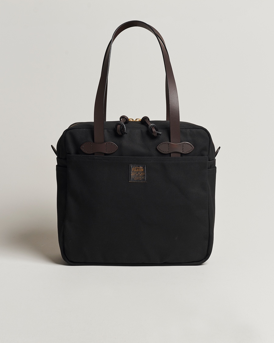 Herr | Väskor | Filson | Tote Bag With Zipper Black