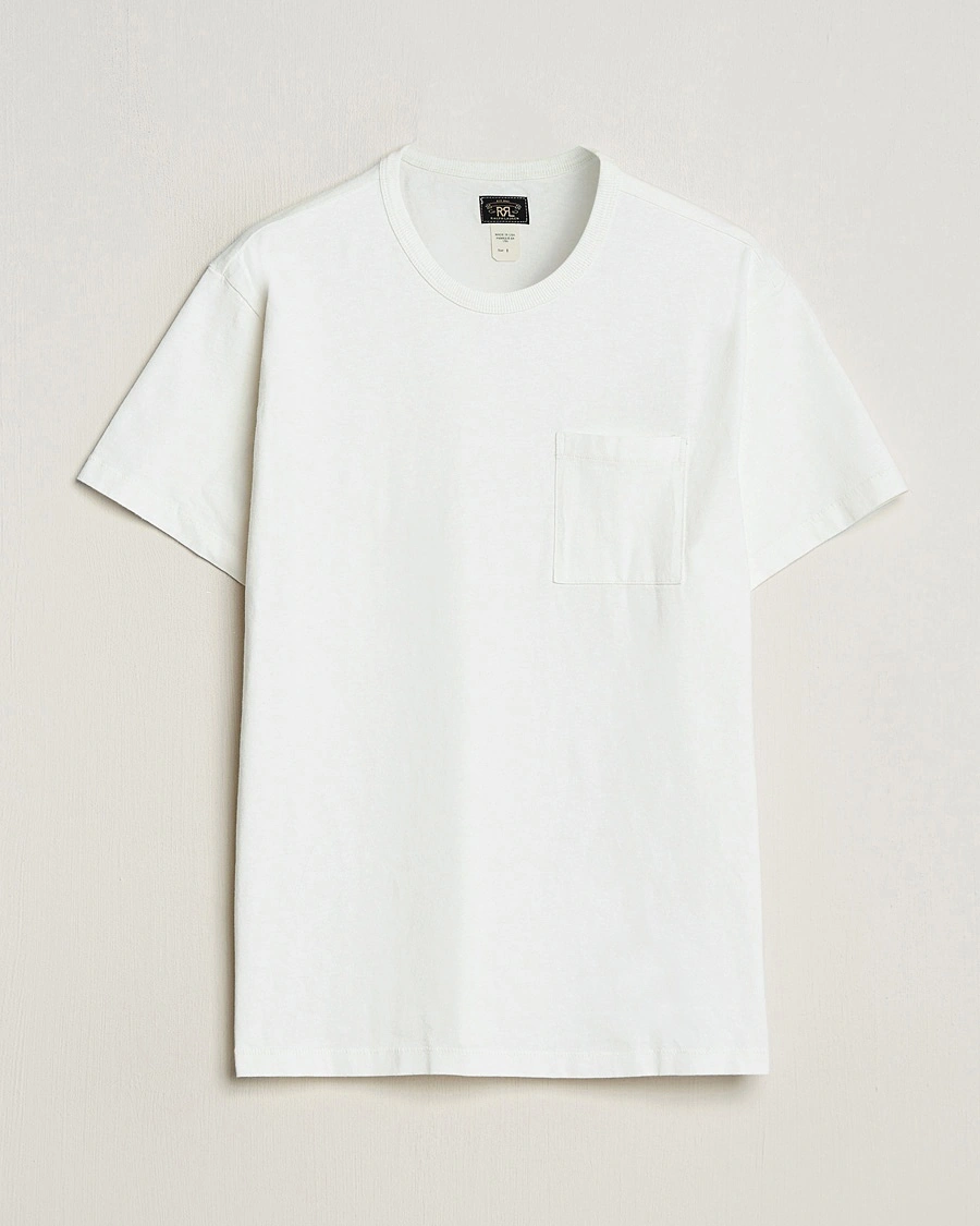 RRL 2-Packet Pocket Tee Warm White – Vit