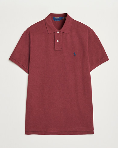  Custom Slim Fit Polo Vintage Port Heather