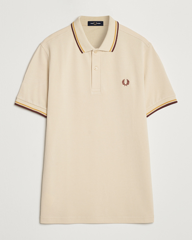  Twin Tipped Fred Perry Shirt Oatmeal