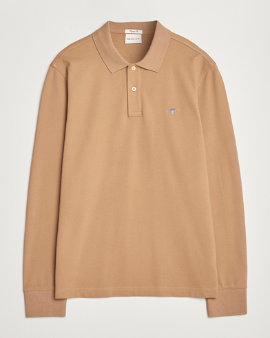  Regular Shield Pique Polo Warm Khaki