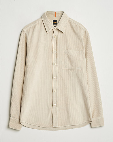  Relegant Corduroy Shirt Light Beige