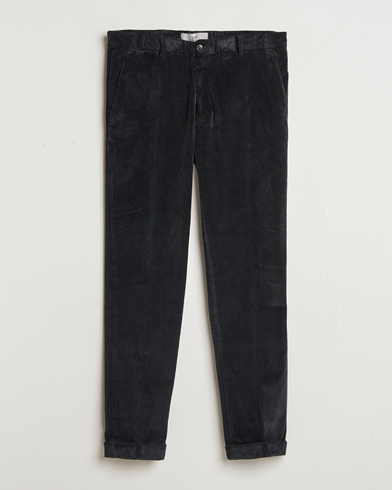  Easy Fit Corduroy Trousers Black