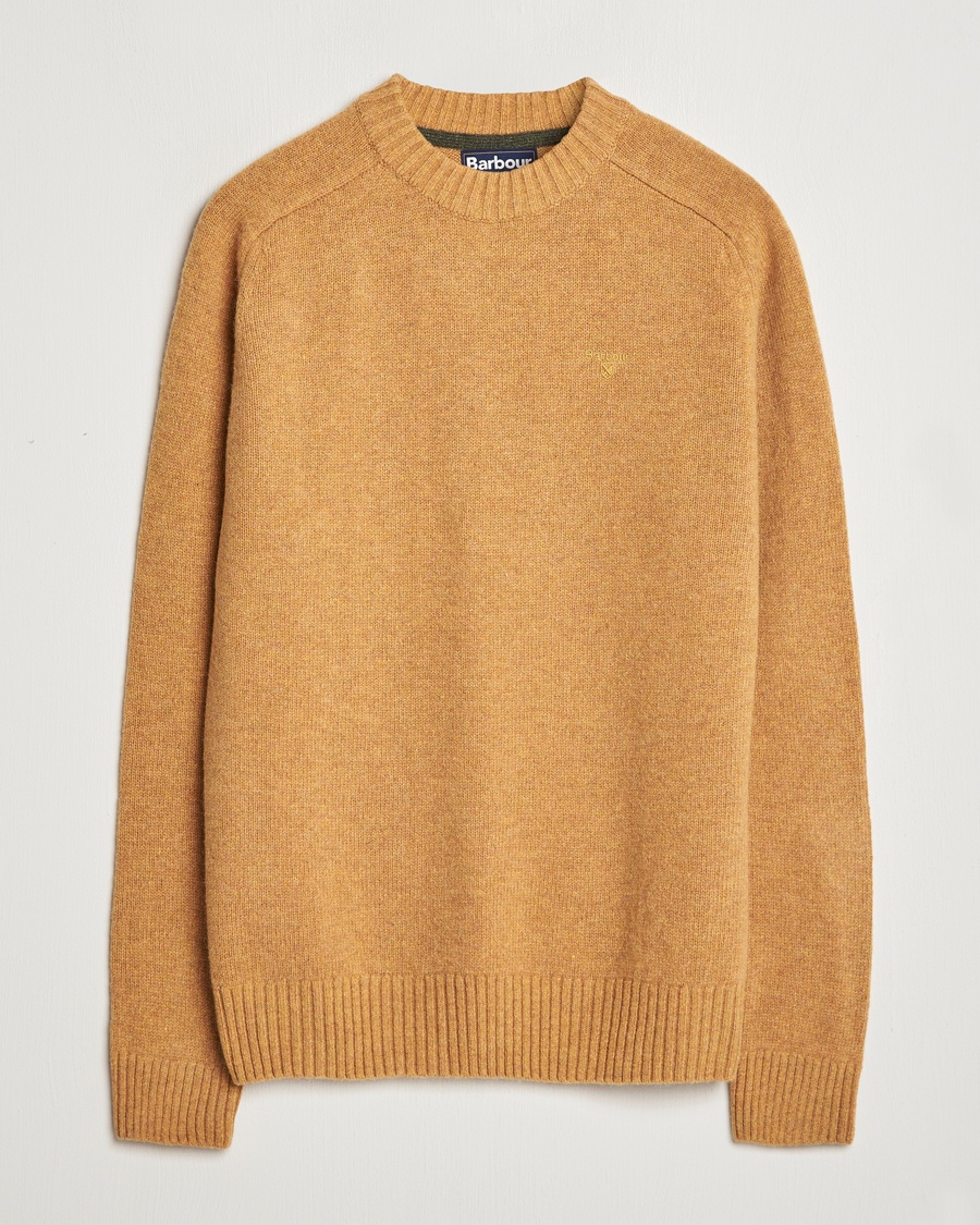 Barbour Lifestyle Grangetown Lambswool Crewneck Harvest Gold – Gul