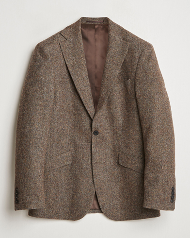  Edward Wool Donegal Blazer Brown