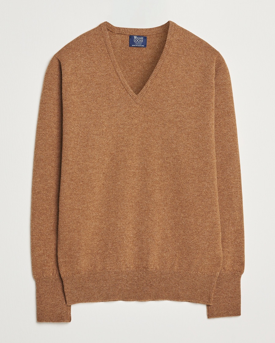  Rob Lambswool V-Neck Savannah