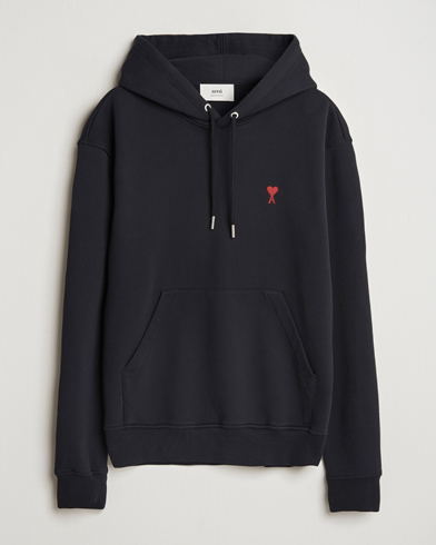  Heart Logo Hoodie Black