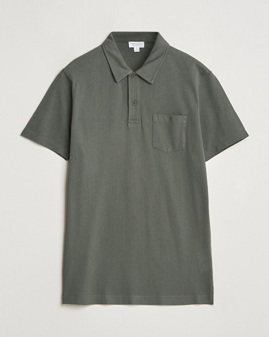  Riviera Polo Shirt Drill Green