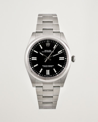  Oyster Perpetual 124300 Black Silver