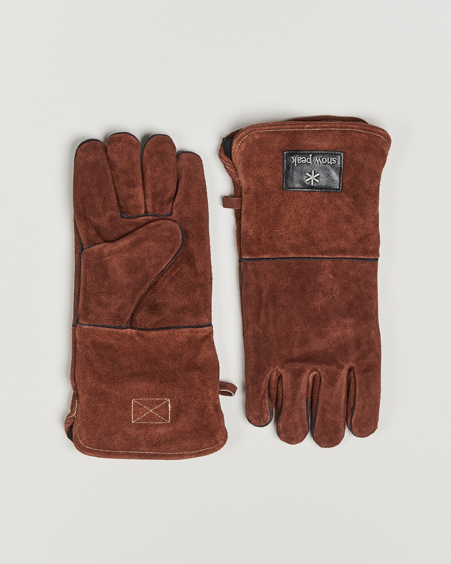 Herr | Outdoor living | Snow Peak | Fireside Gloves Brown