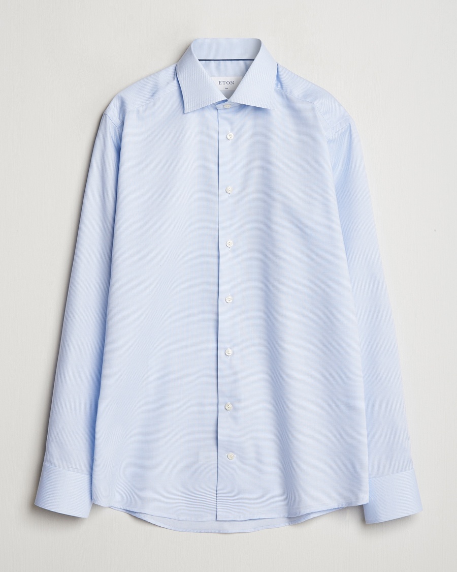 Herr |  | Eton | Slim Fit Oxford Shirt Light Blue