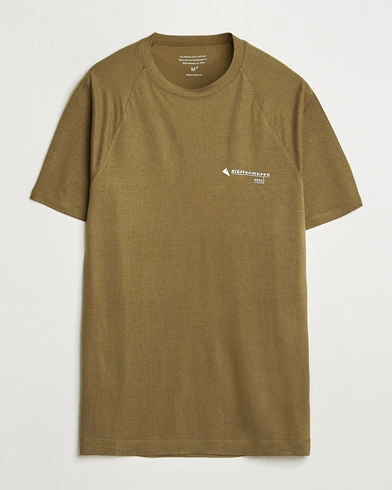 Herr | T-Shirts | Klättermusen | Groa Short Sleeve T-Shirt Olive