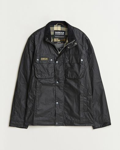  Merton Waxed Jacket Black