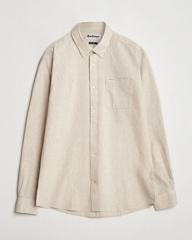  Nelson Linen/Cotton Shirt Stone