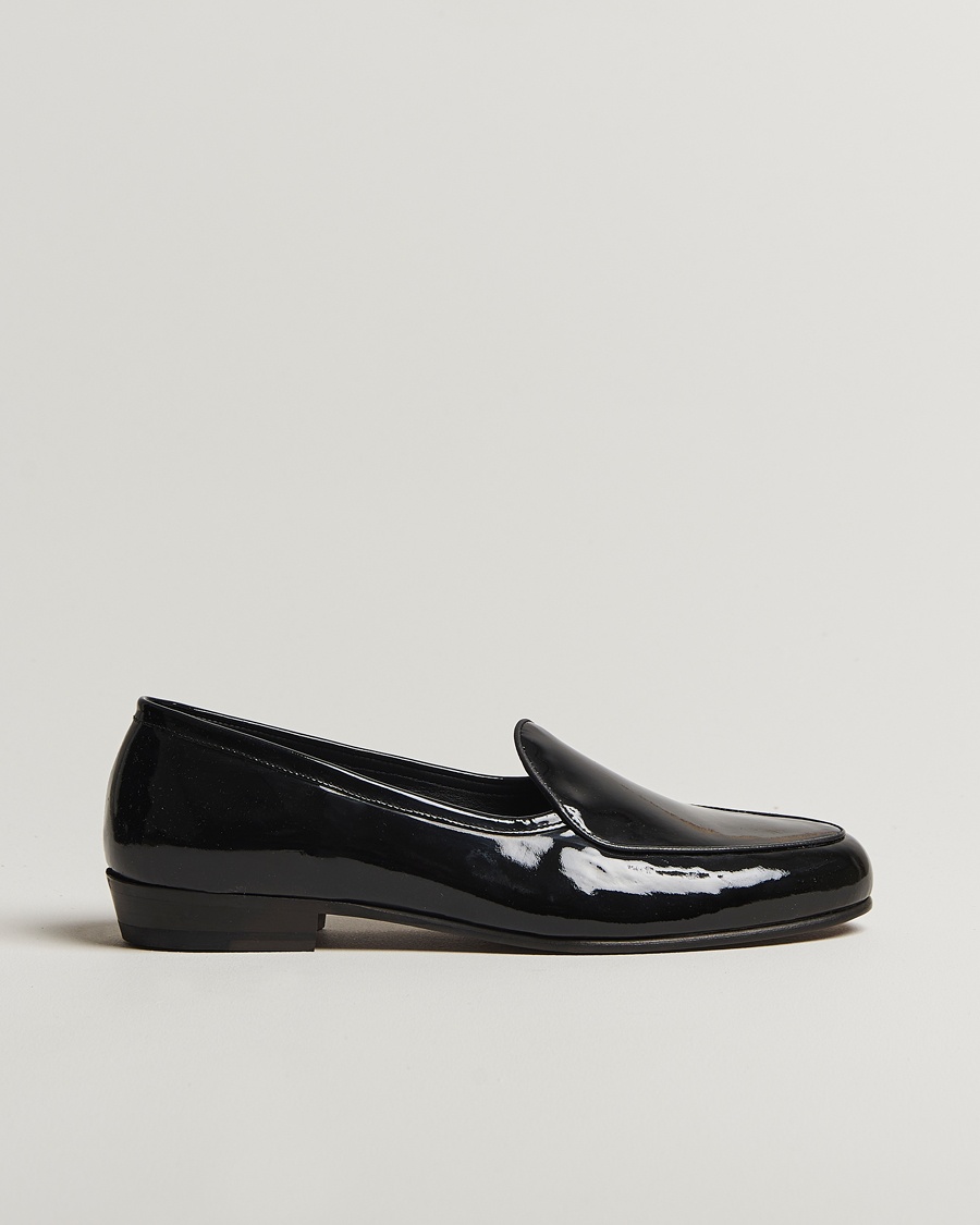 Herr | Handgjorda skor | Myrqvist | Ängby Patent Loafer Black