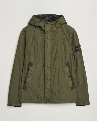  Crinkle Reps Hooded Jacket Military Green