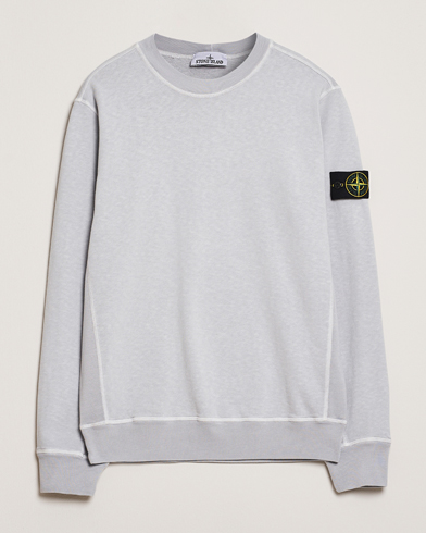  Old Dyed Cotton Sweatshirt Pearl Grey