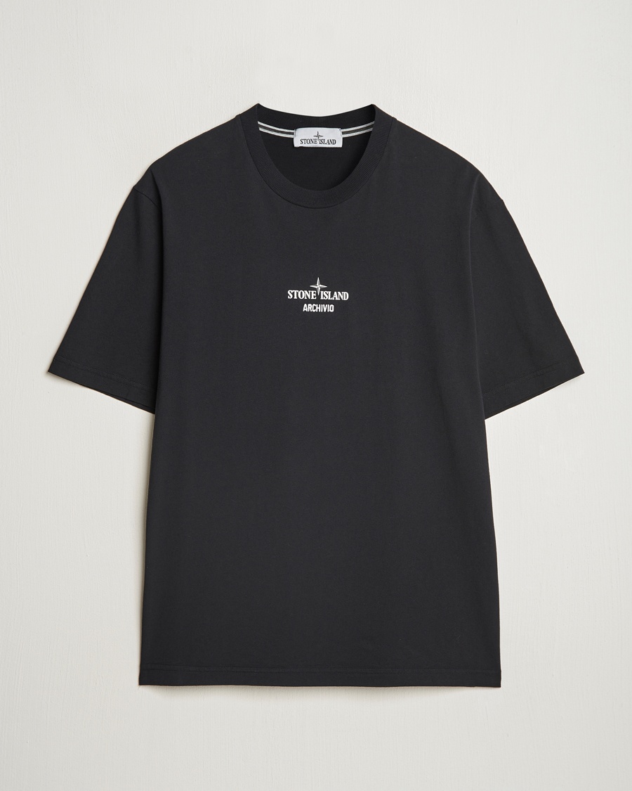 Herr | Stone Island | Stone Island | Archivio Print T-Shirt Black