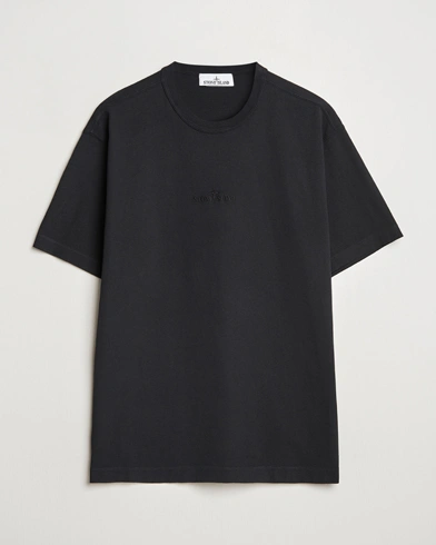 Herr | Stone Island | Stone Island | Center Logo T-Shirt Black