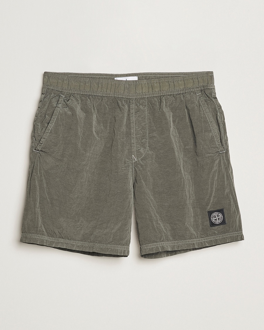 Herr | Stone Island | Stone Island | Nylon Metal Econyl Swimshorts Military Green