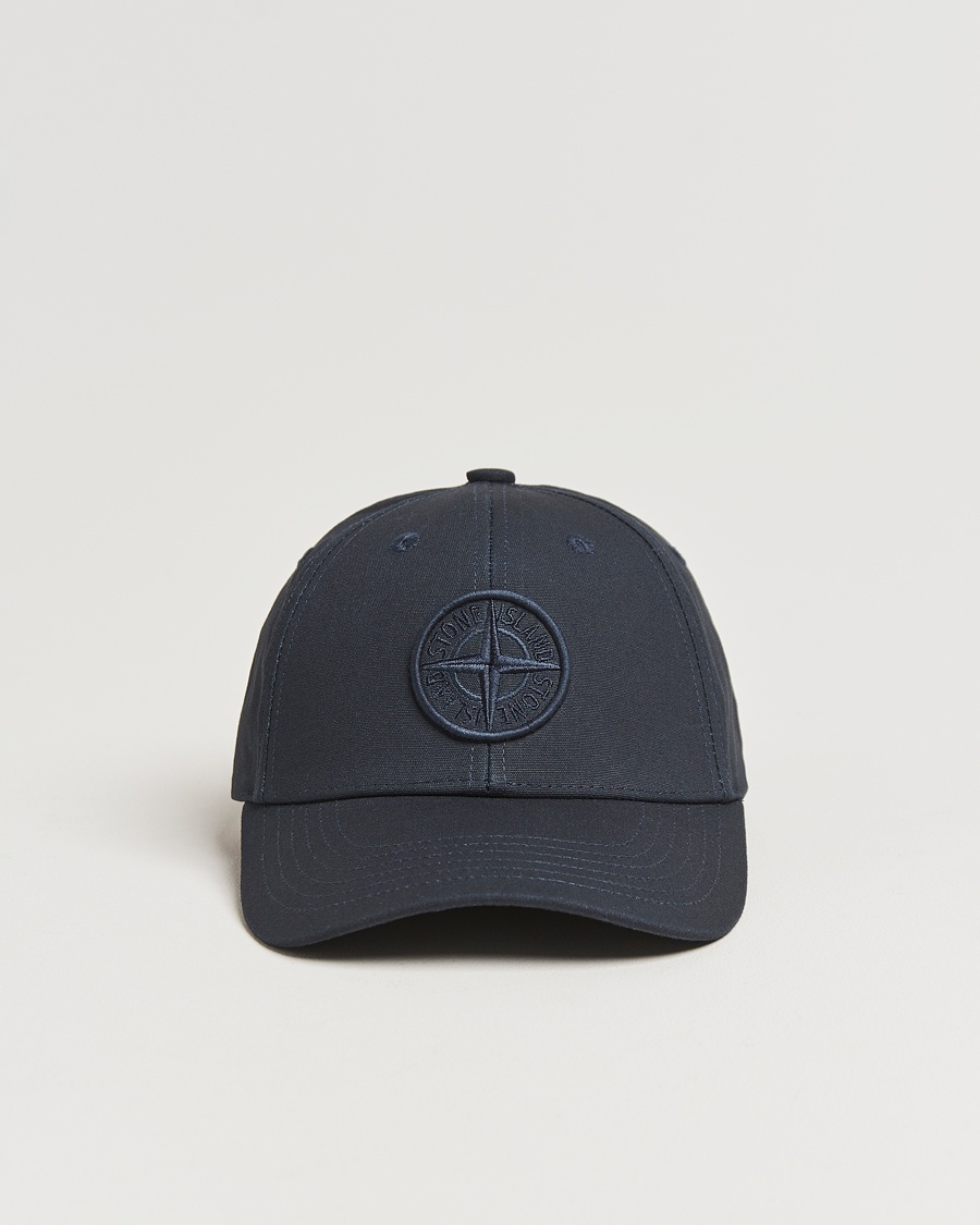 Herr | Stone Island | Stone Island | Classic Cotton Cap Navy Blue