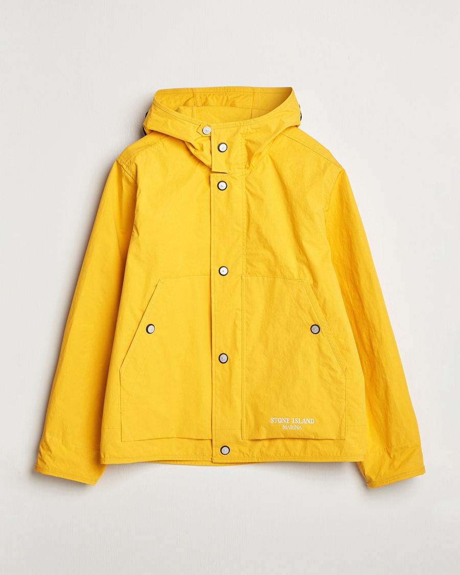 Herr | Stone Island | Stone Island | Marina Aluminum Tela Jacket Ochre