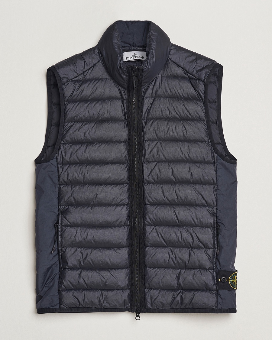 Herr | Västar | Stone Island | Nylon Down Vest Navy Blue