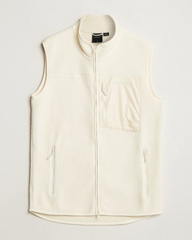  Pile Vest Vintage White