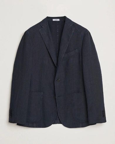  K Jacket Linen Blazer Navy