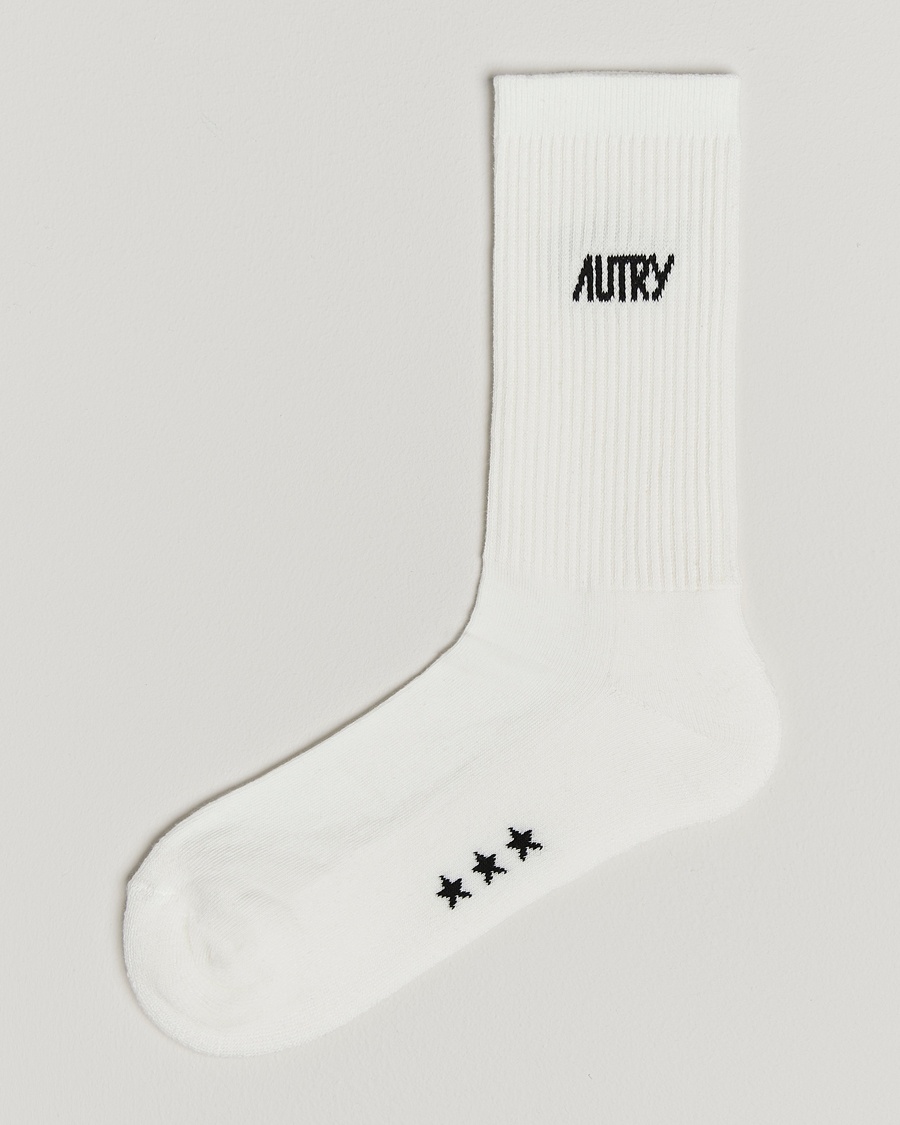 Herr | Underkläder | Autry | Logo Socks Cream/Black