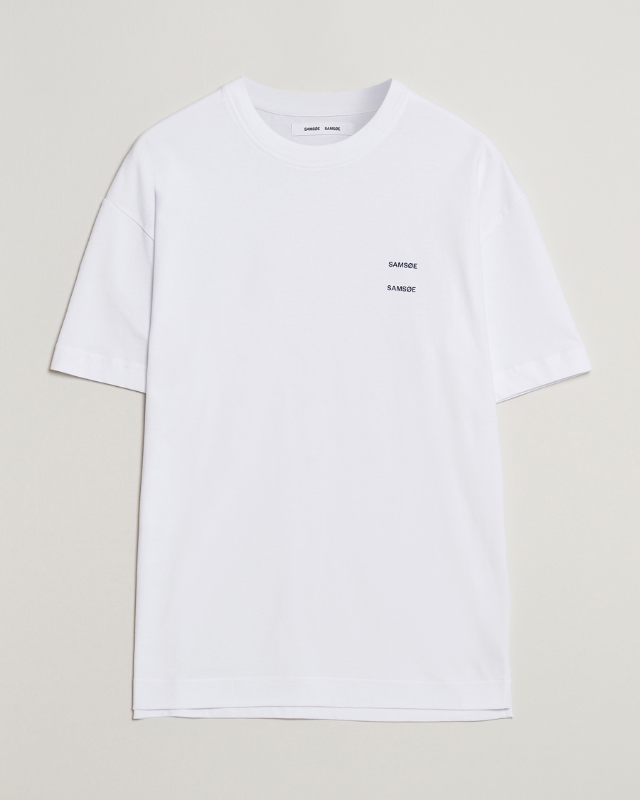 Herr | T-Shirts | Samsøe Samsøe | Joel Organic Cotton T-Shirt White
